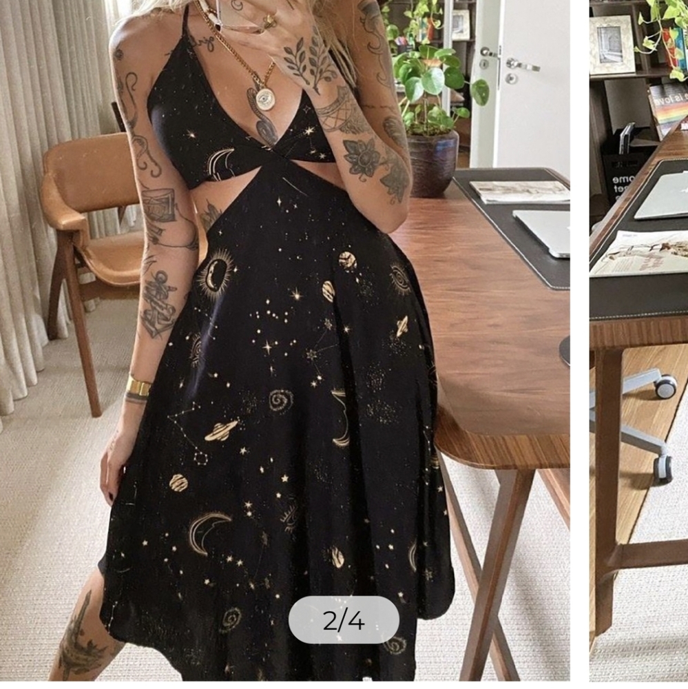 Moon and star dress